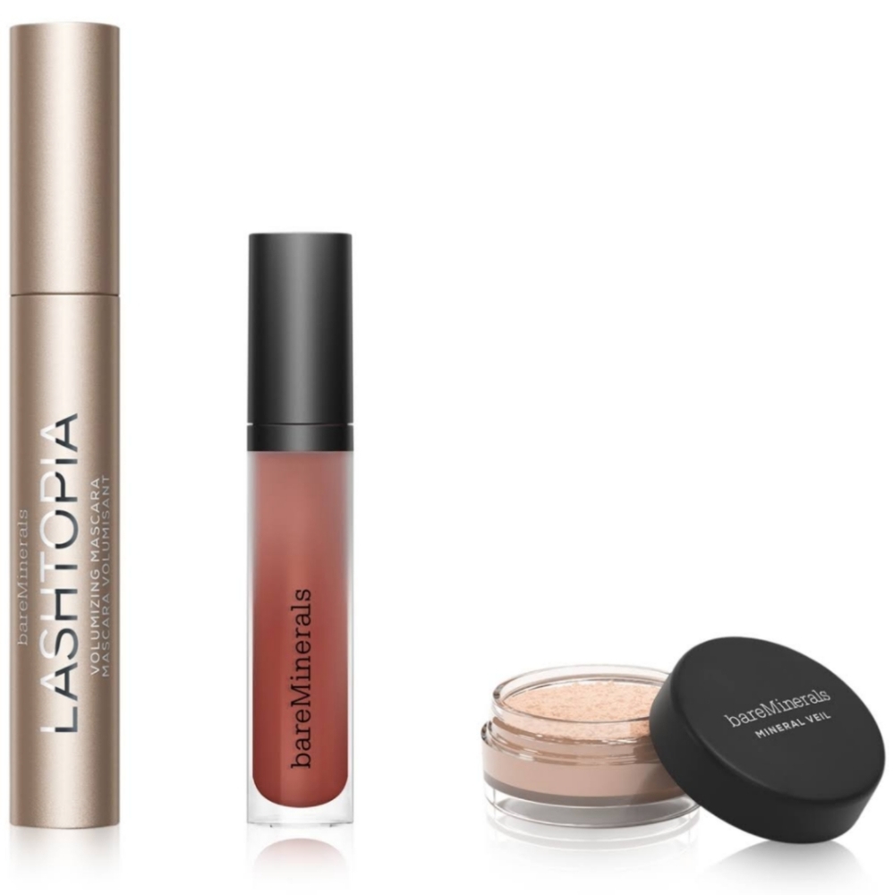 NWT bareMinerals Mascara Lip & Powder Trio